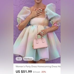 TAYLOR SWIFT LOVER ERA ORGANZA DRESS